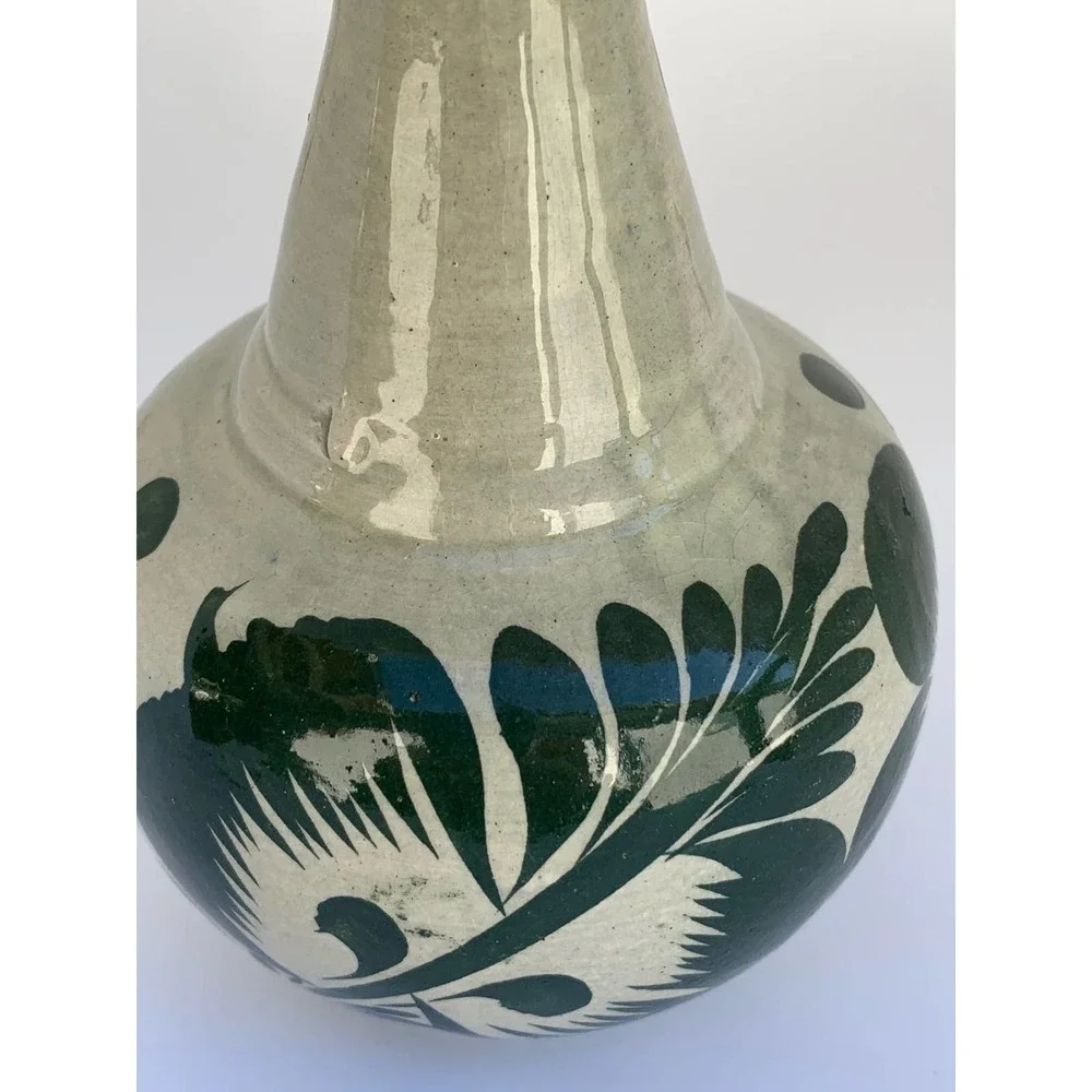 Pottery Vase Made in Mexico‎ Signed 